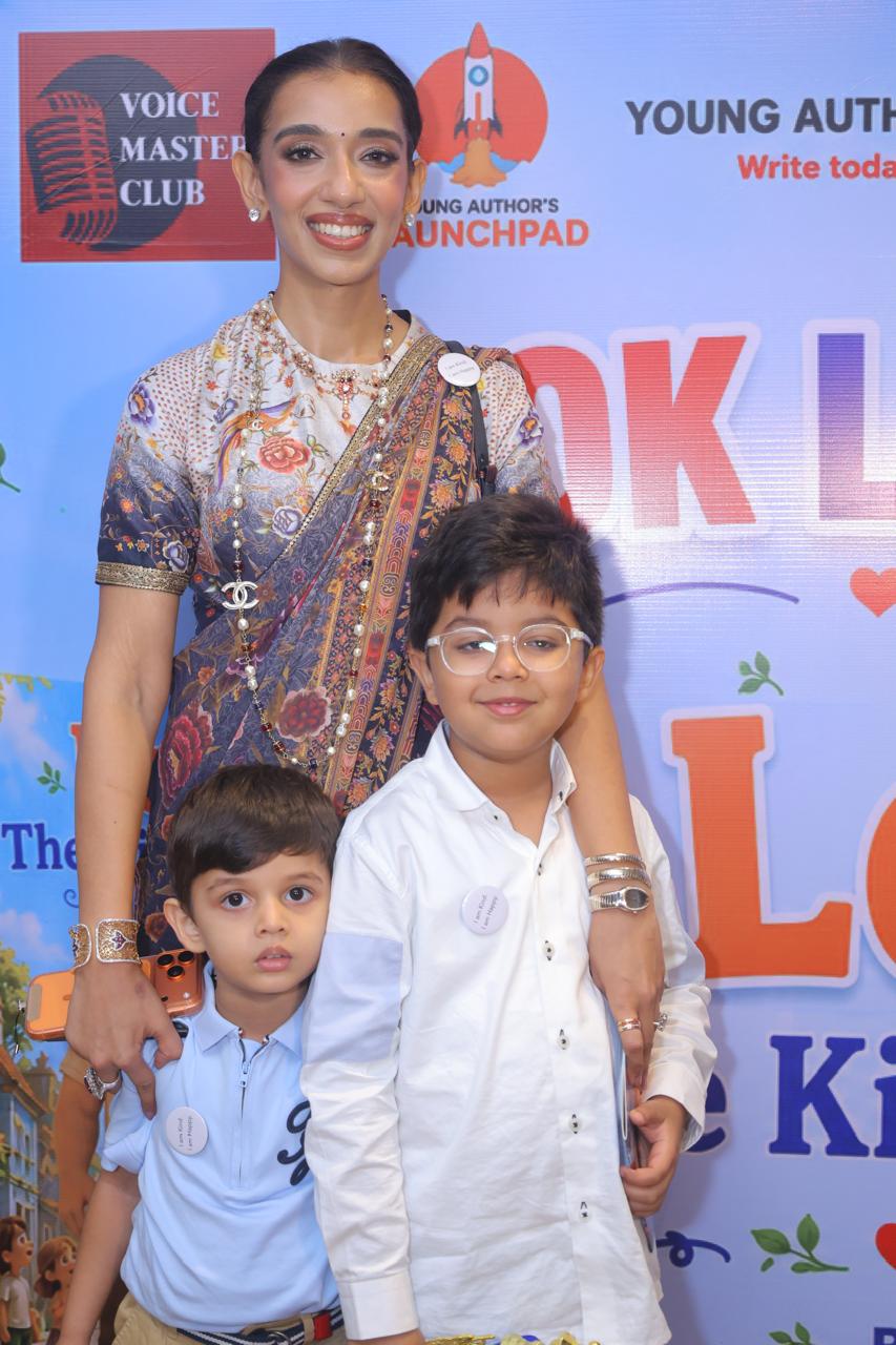 साढ़े छह वर्षीय विराज इसरानी ने अपनी पहली पुस्तक ‘Leo – The Kind Giant’ का किया विमोचन
